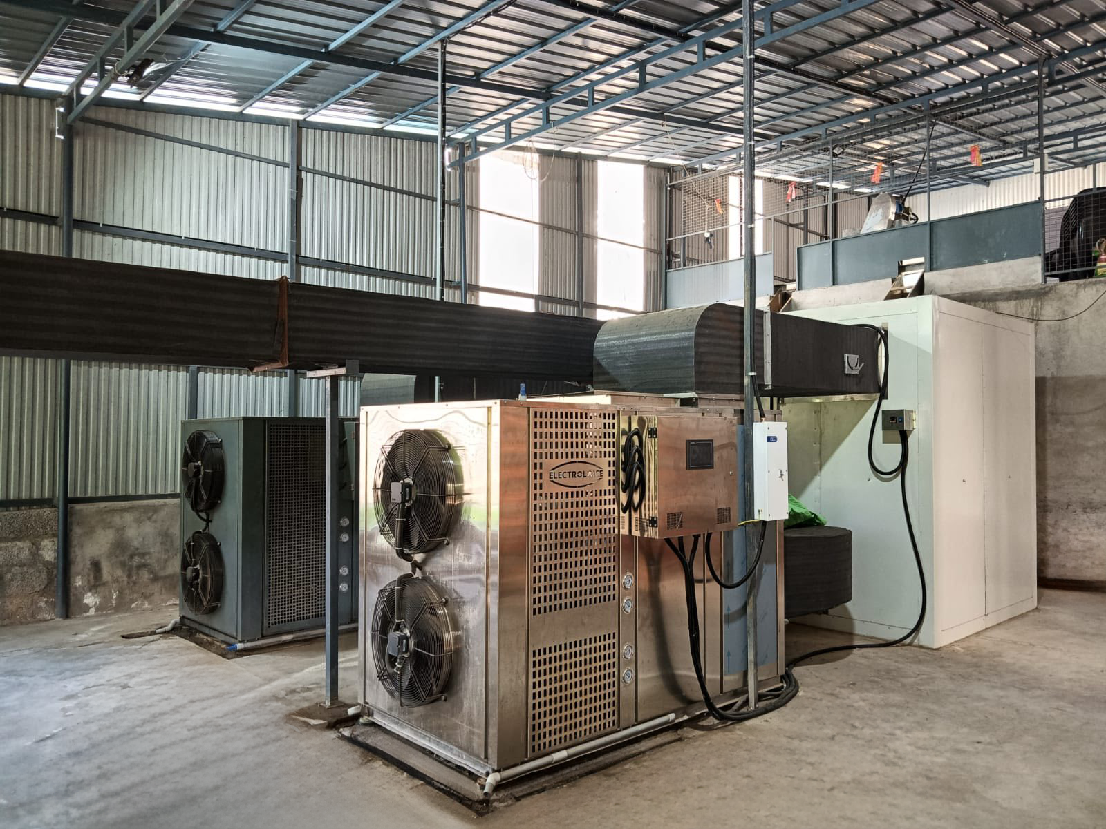 Electrolaice heat pump dryer installation